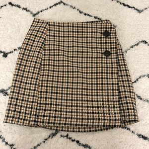 H&M plaid skirt